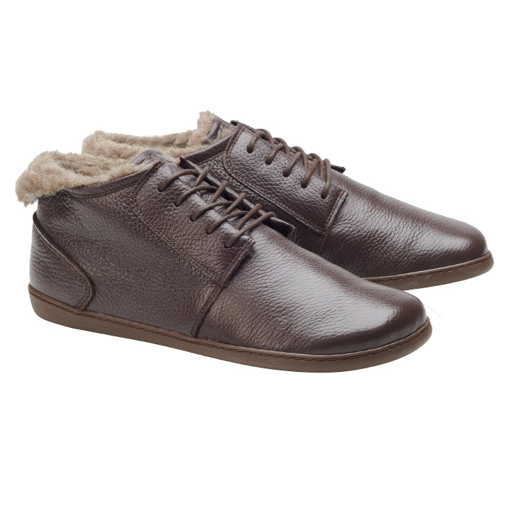 PREQUEL Winter Nappa Brown - ZAQQ Barfußschuhe