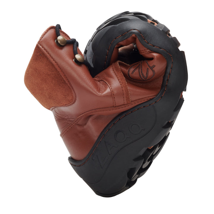 TREQ Cognac Winter Waterproof - ZAQQ Barfußschuhe