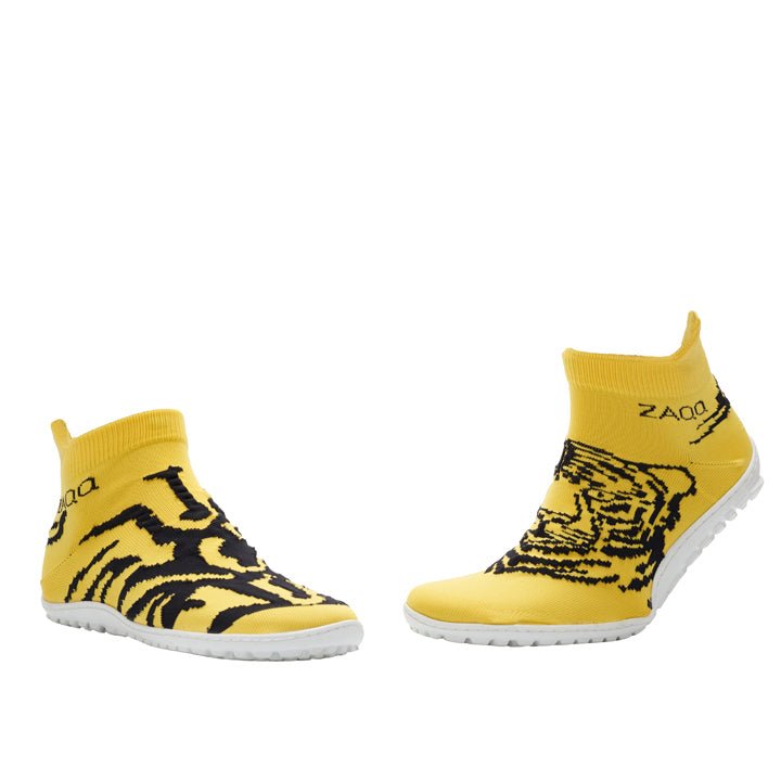 SOQQ Tiger Yellow - ZAQQ Barfußschuhe