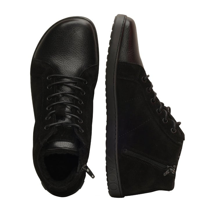 OMSQ Mid Winter Black - ZAQQ Barfußschuhe