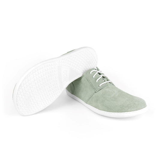 PIQUANT Velours LichtGrey - ZAQQ Barfußschuhe