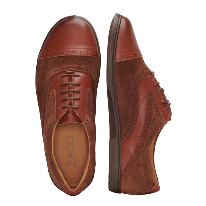 QENTLE Cognac - ZAQQ Barfußschuhe