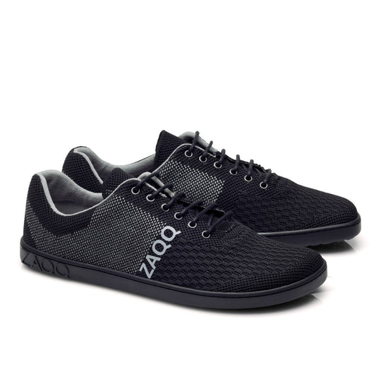 QNIT Black - ZAQQ Barfußschuhe