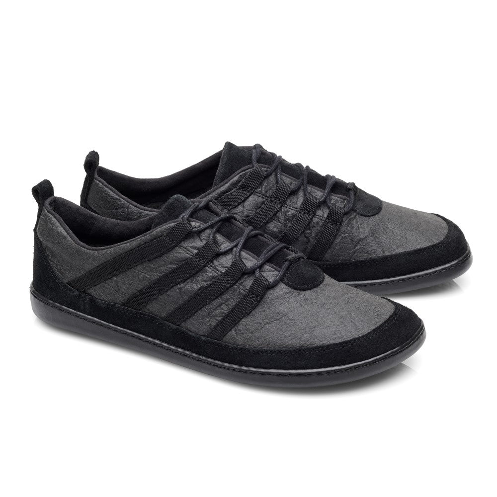 SPARQ Low Pinatex Black - ZAQQ Barfußschuhe