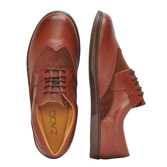 Briq Brogue Cognac antiguo